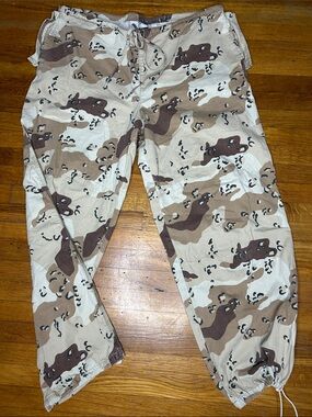 Men's Desert Camo Cargo Pants - Brown/Tan